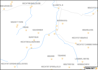 map of Mechtet Hamrîa